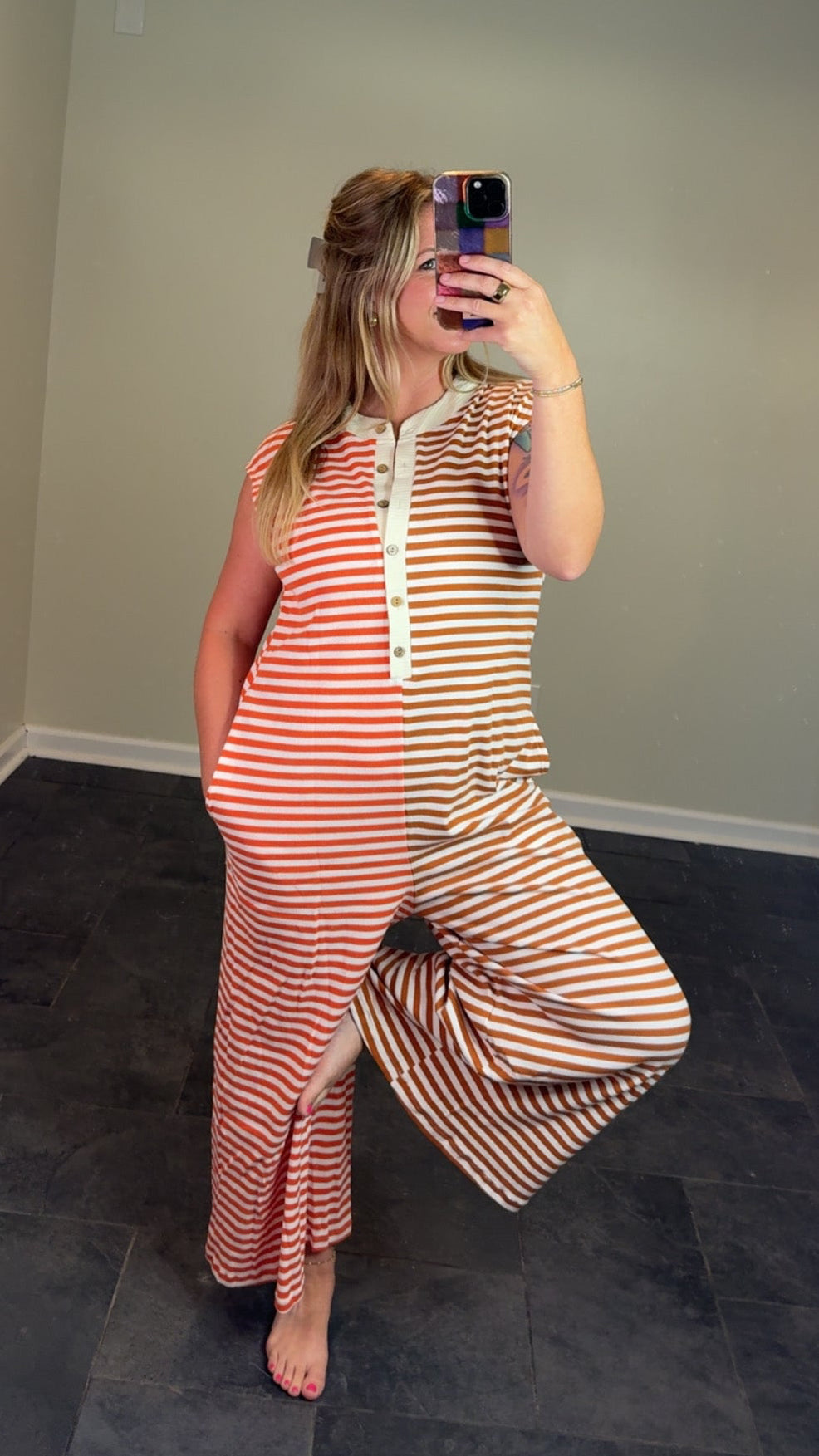 Colorblock Jumpsuit