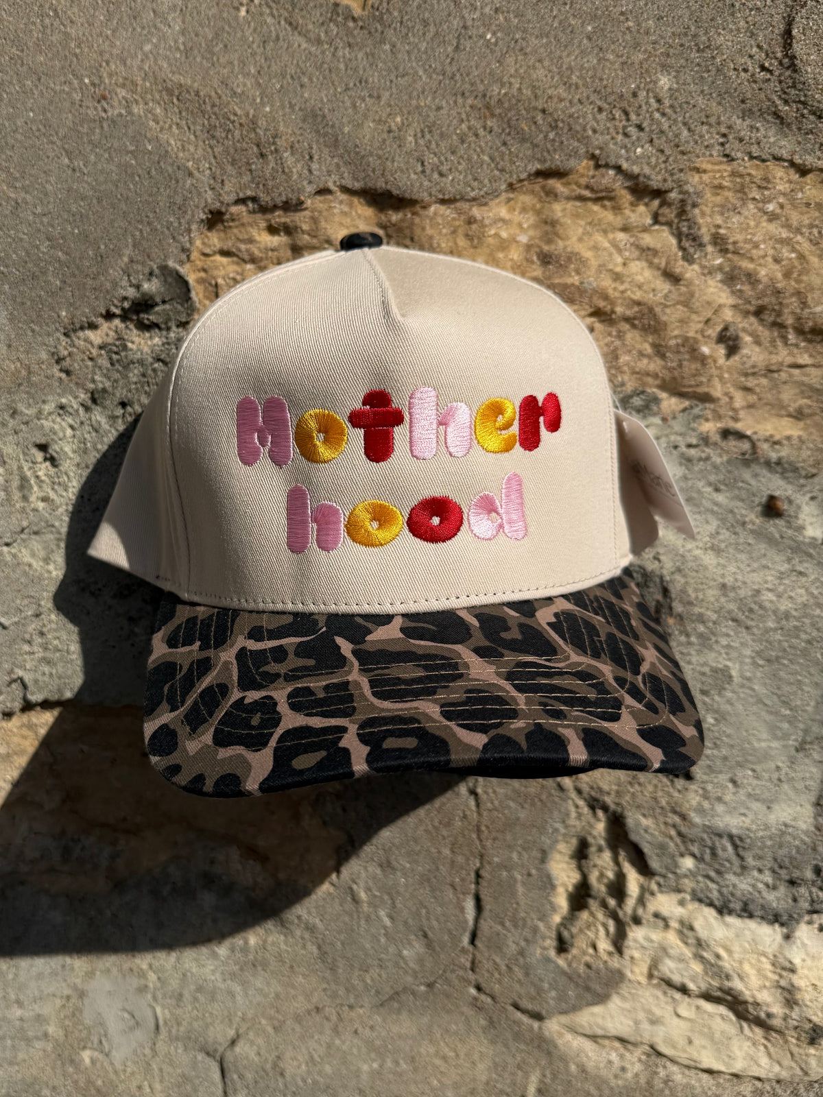 Motherhood Embroidery Trucker Hat