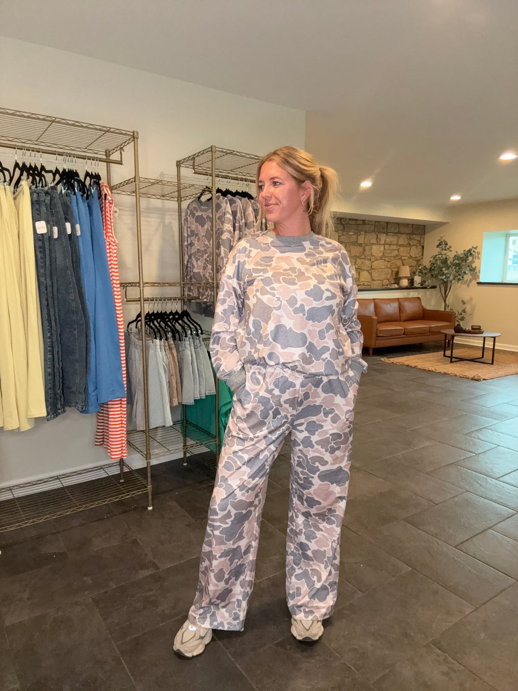 Cozy Camo Lounge Set