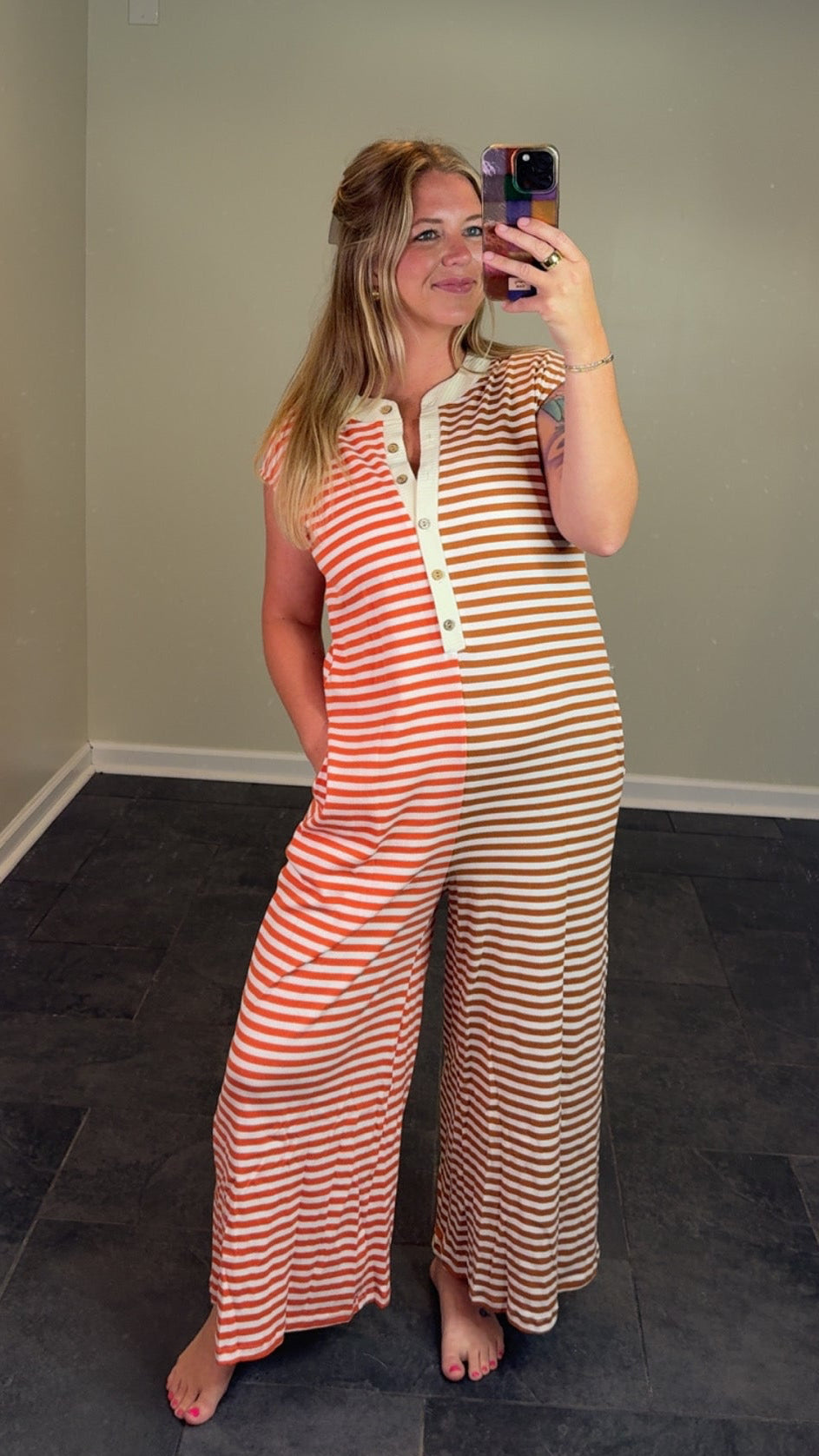 Colorblock Jumpsuit