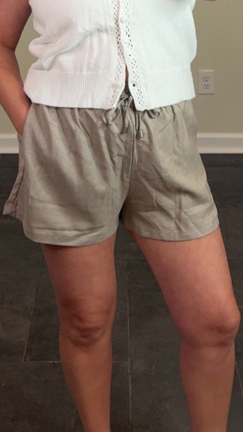 Linen Costal Shorts