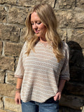 Cream & Honey Knit Top 