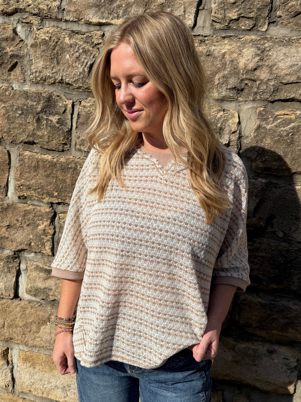 Cream & Honey Knit Top 