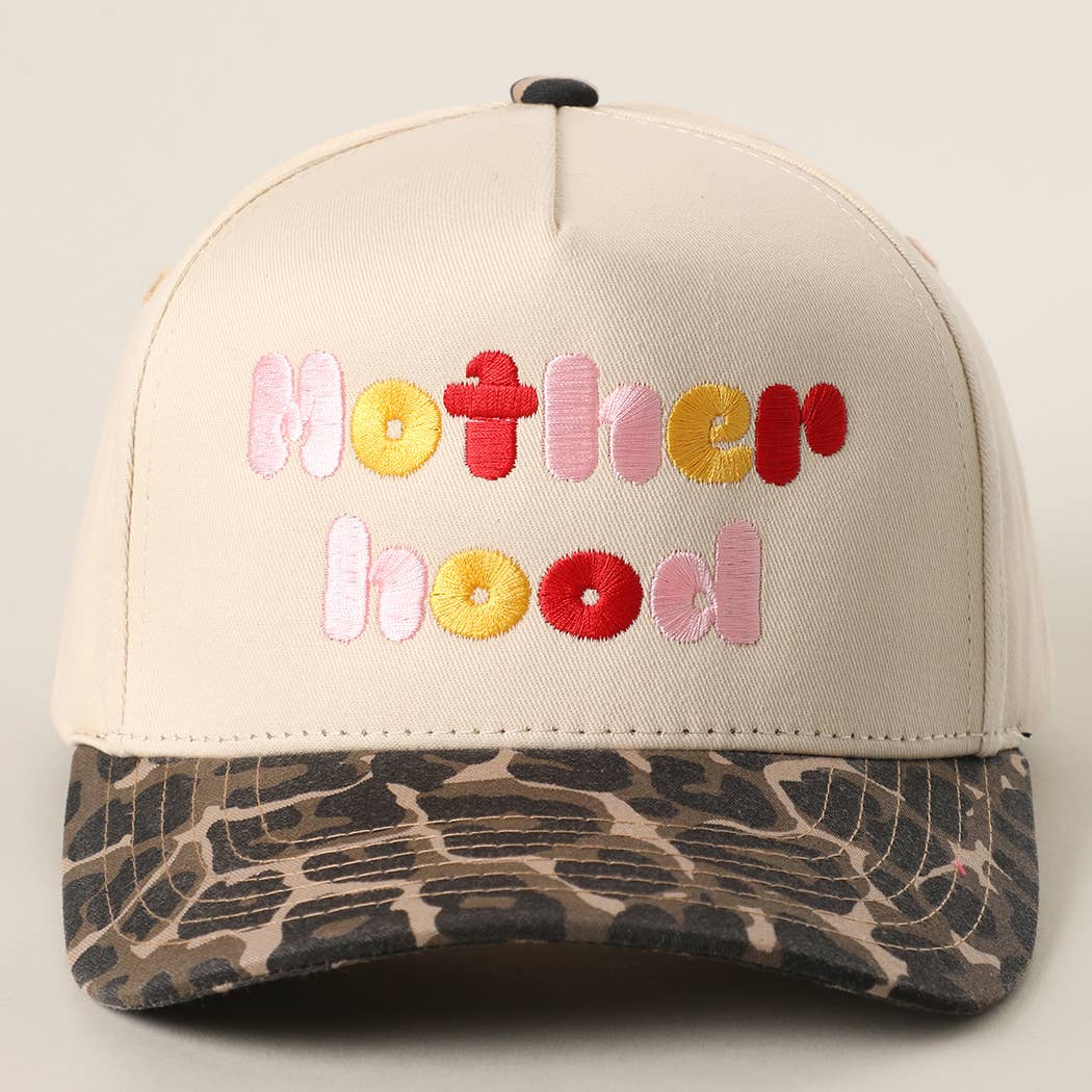 Motherhood Embroidery Trucker Hat