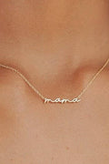 18K STAINLESS STEEL TARNISH FREE MAMA NECKLACE | 40NK9479