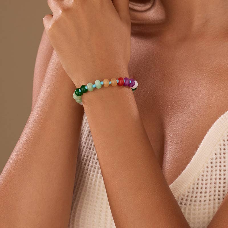 BOHO RESIN BEADED BRACELET | 40B5247